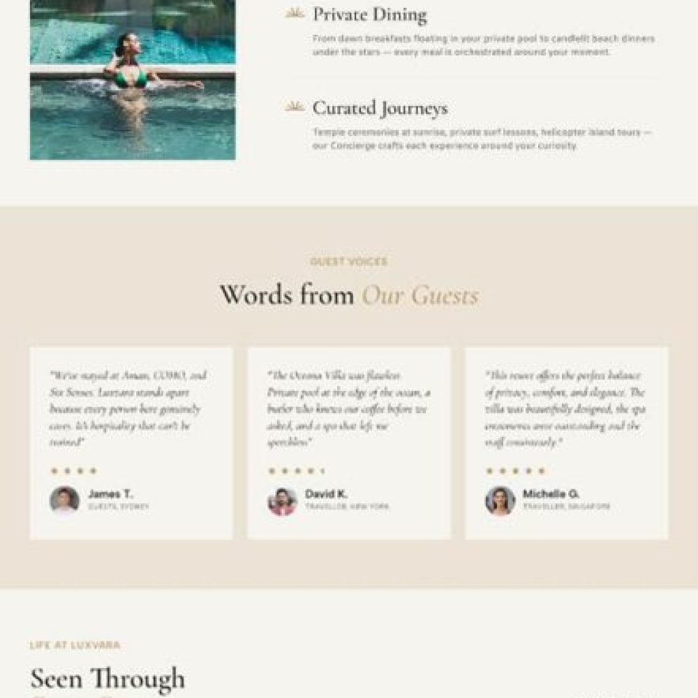 Luxvara – Luxury Villa & Hotel Resort Elementor Template Kit Cover