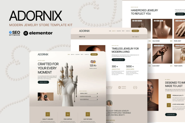 Adornix - Modern Jewelry Store