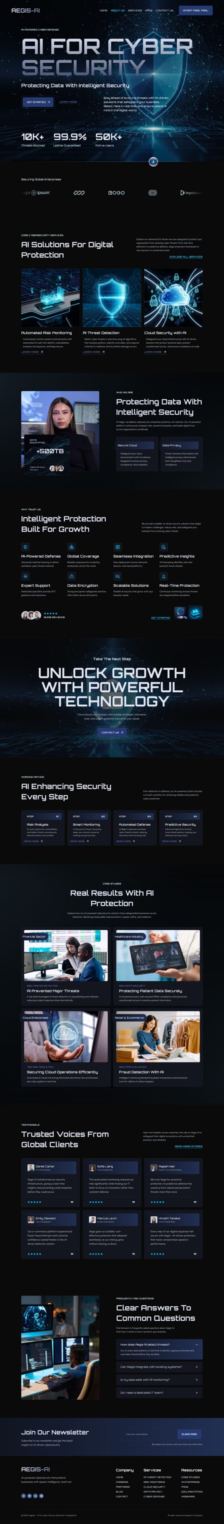 Aegis – AI for Cyber Security