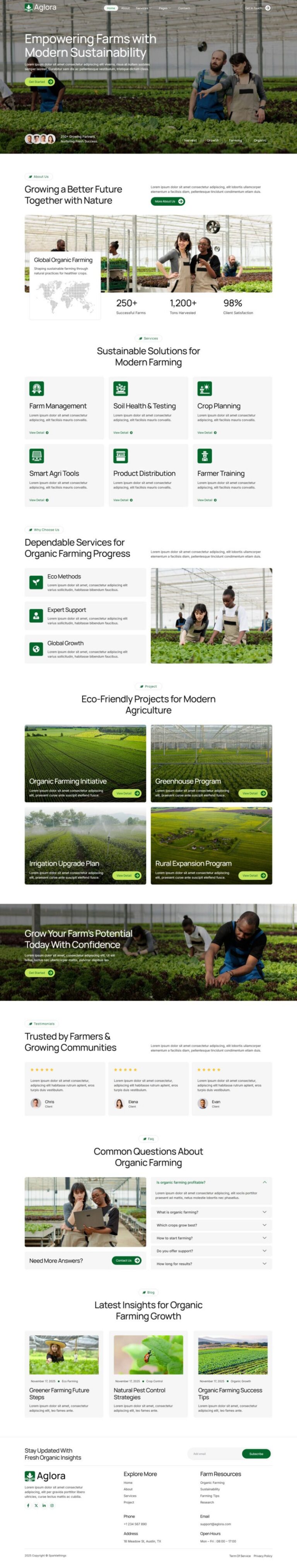 Aglora - Agriculture & Organic Farming