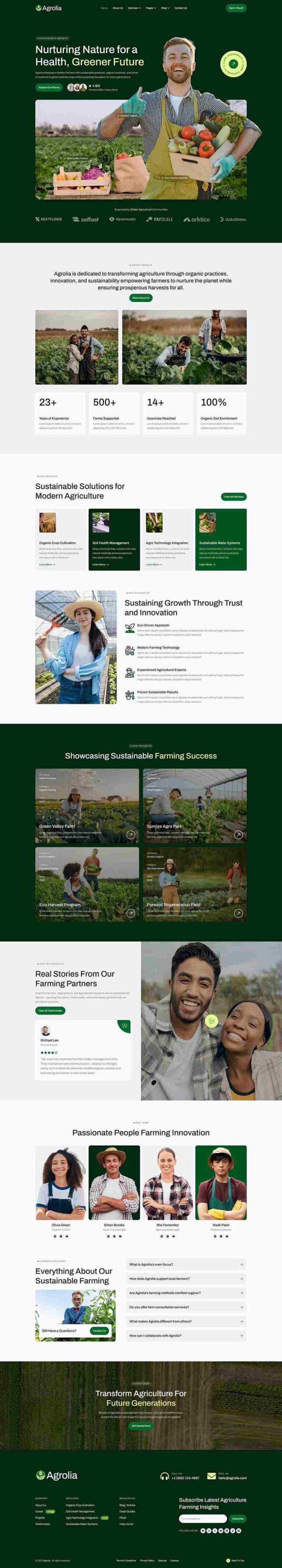 Agrolia - Agriculture & Organic Farming