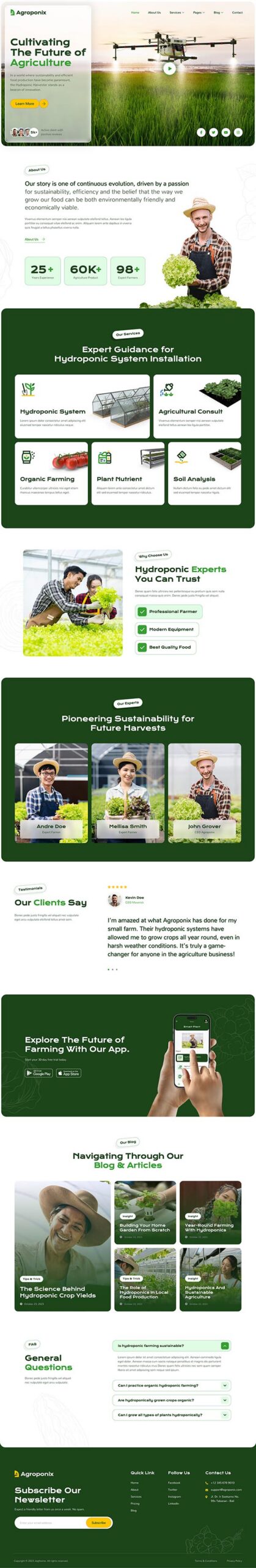 Agroponix – Hydroponic & Agriculture