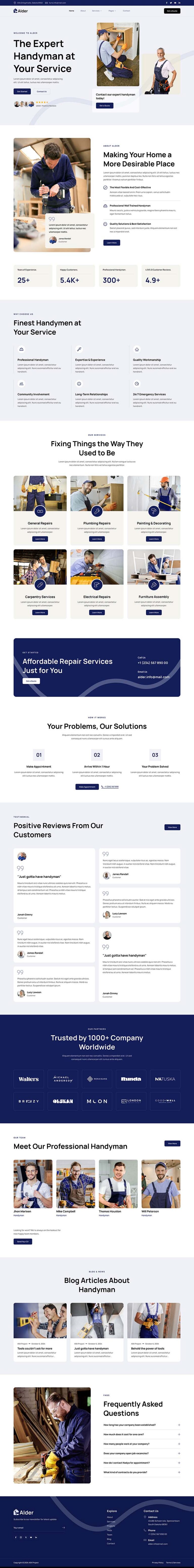 Alder - Handyman & Repair Service