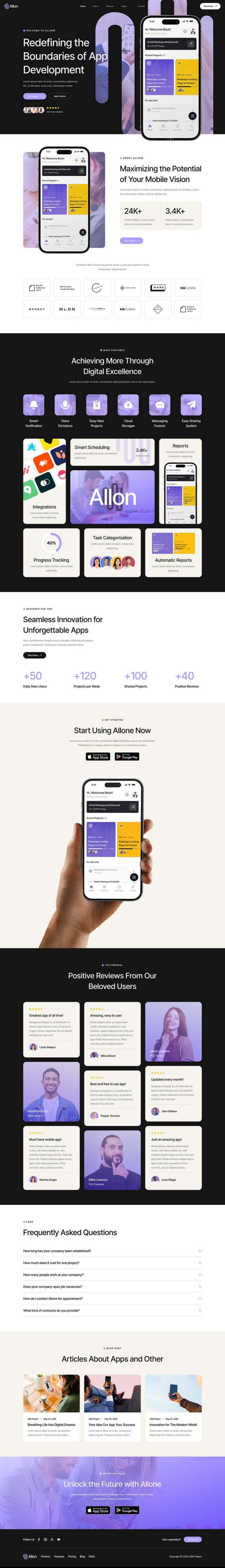 Allon - Mobile App & Startup Showcase