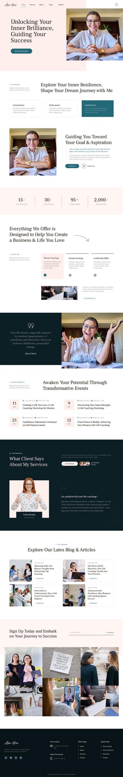 Alyssa – Feminine Life Coach & Motivational Speaker