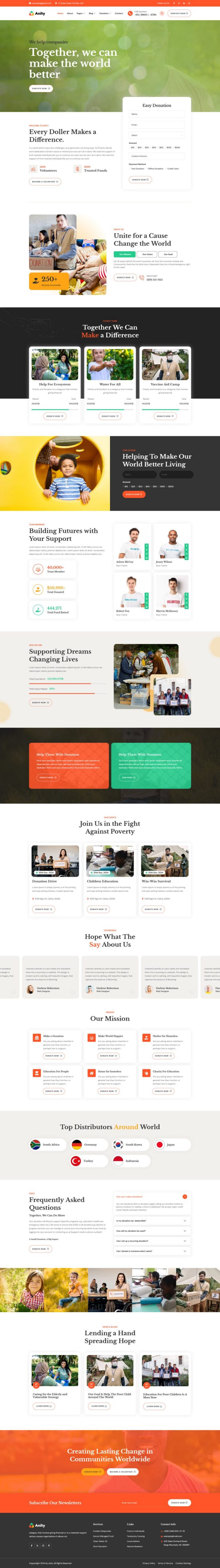 Anity - Charity & Donation