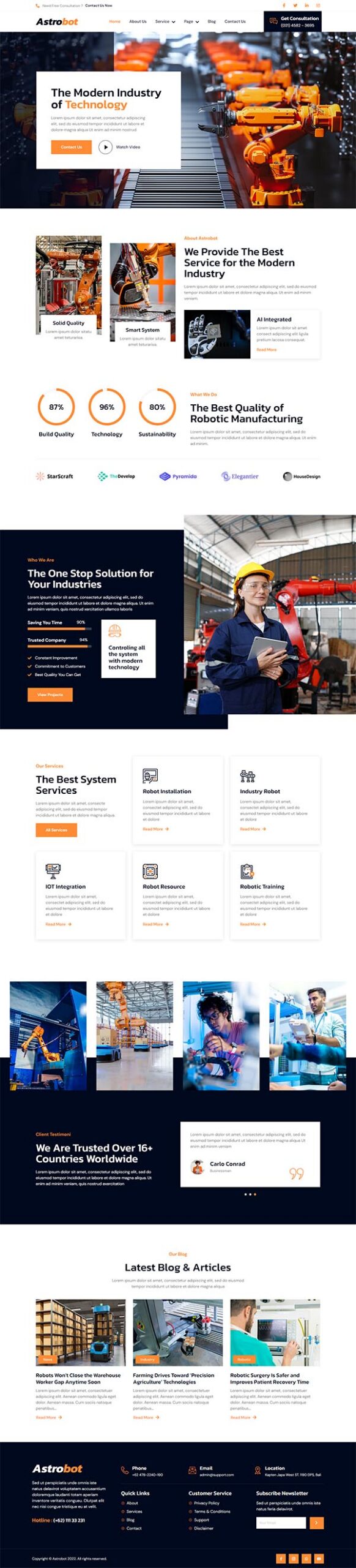 Astrobot – Industrial Robot & Machine Industry