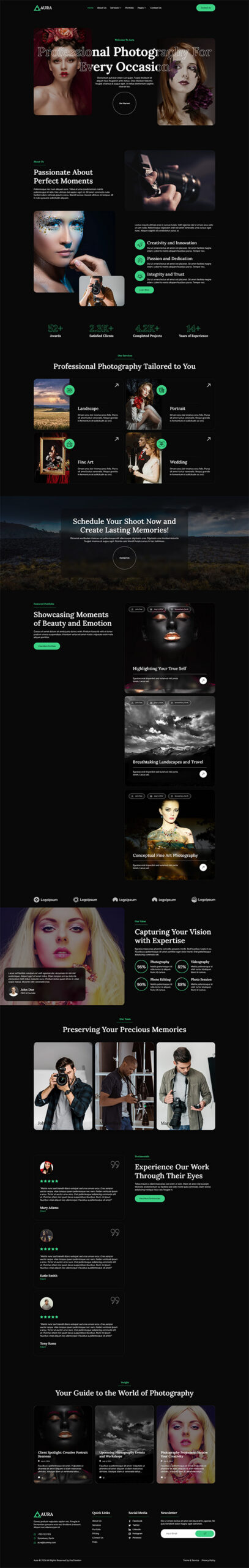 Aura - Photography & Portfolio