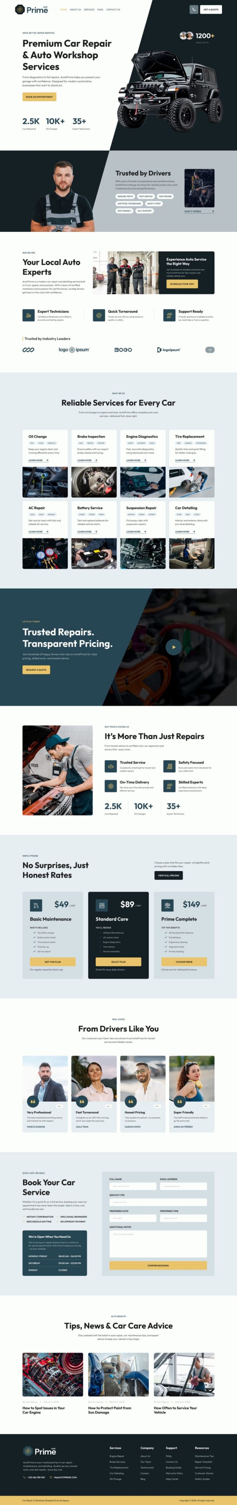 AutoPrime - Car Repair & Workshop