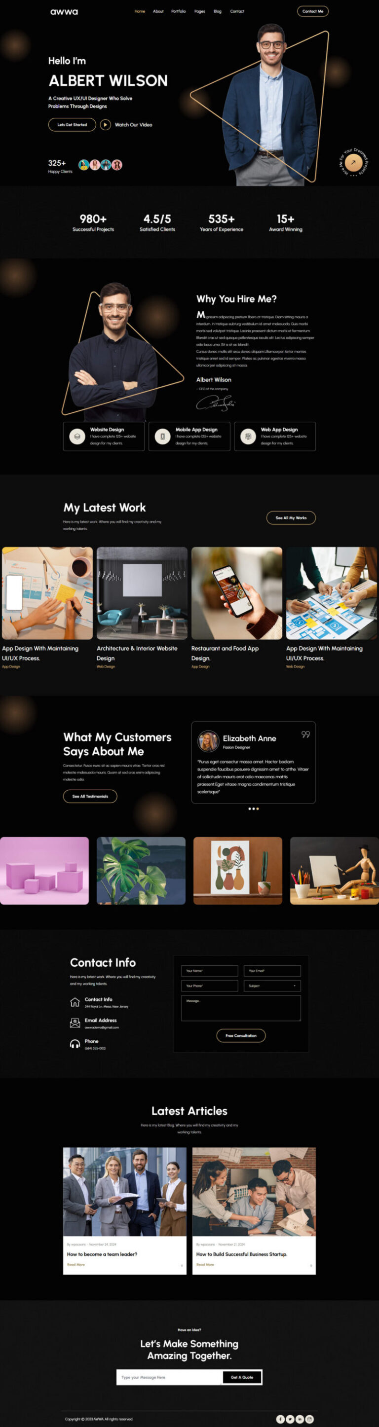 Awwa - Personal Portfolio