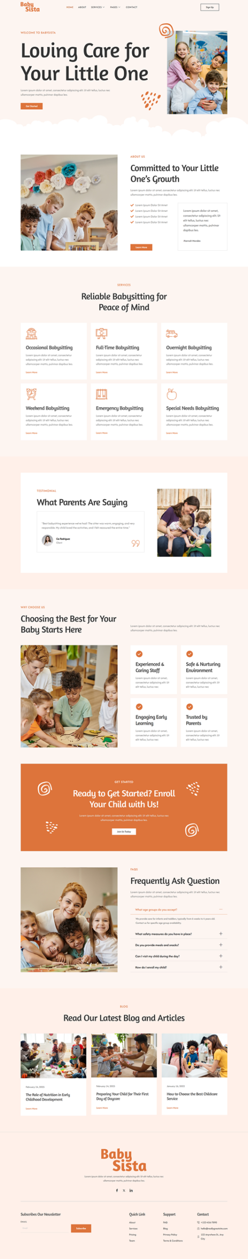 Babysista - Baby Care & Child Care Services