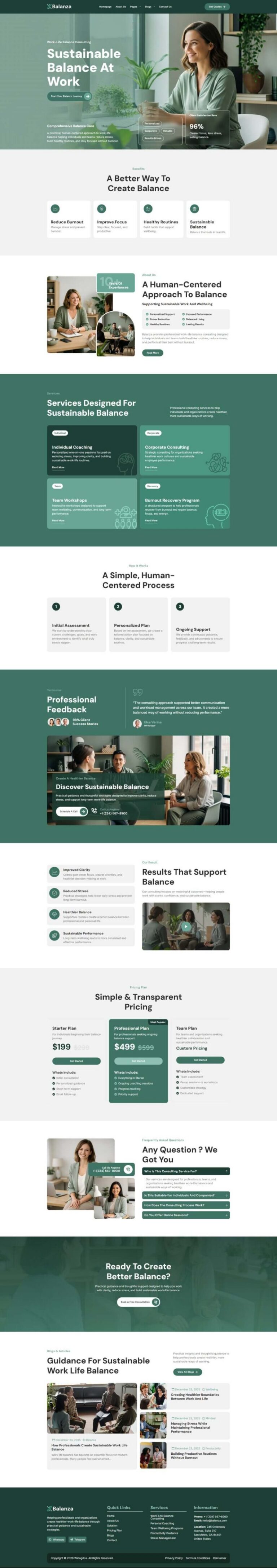 Balanza – Work-Life Balance Consultant