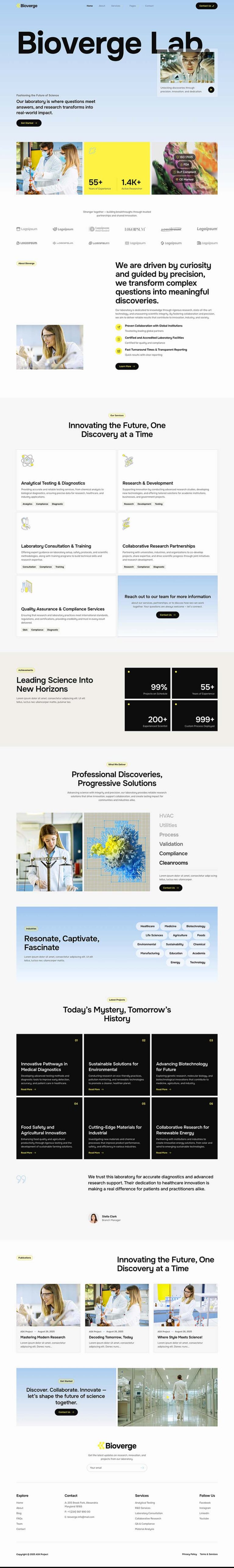 Bioverge - Science Research & Laboratory