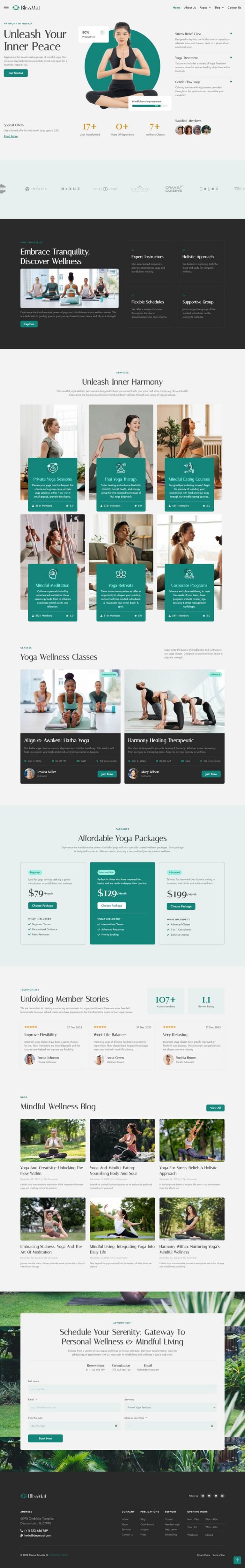 BlissMat Yoga Mindfull Wellness