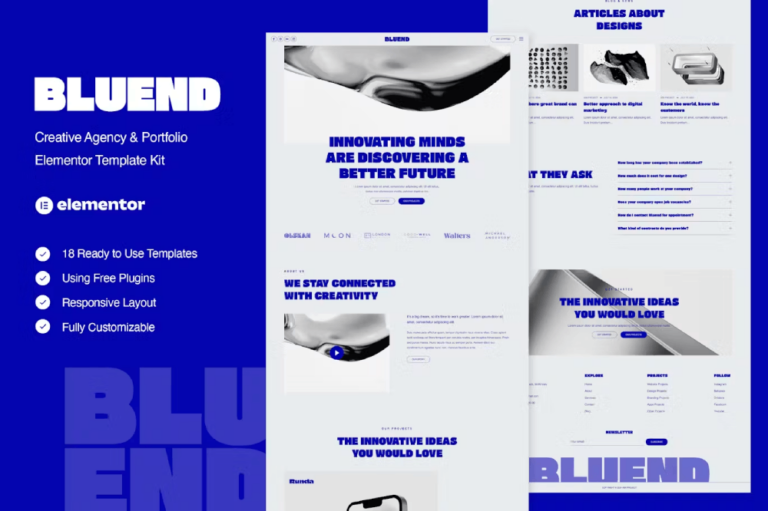 Bluend - Creative Agency & Portfolio
