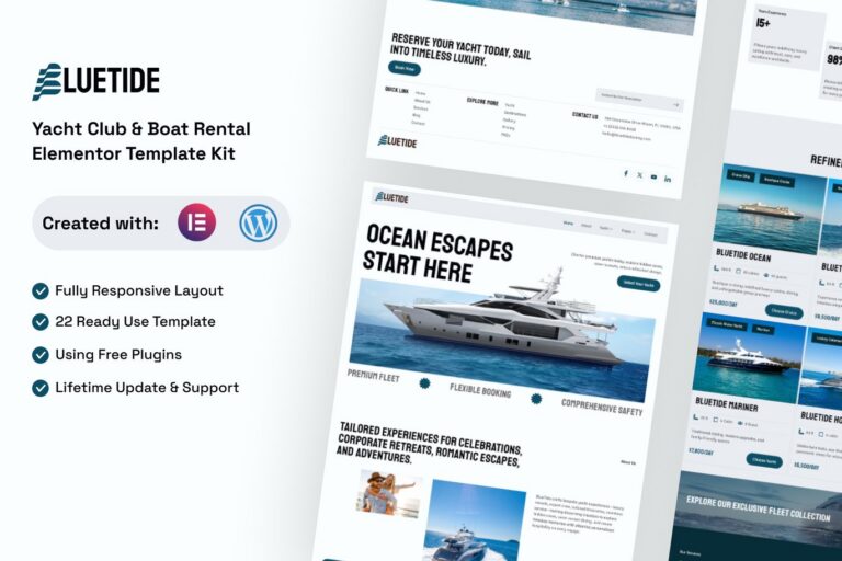 Bluetide - Yacht Club & Boat Rental