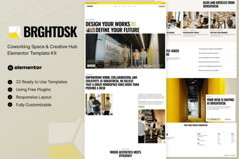 BrightDesk - Coworking Space & Creative Hub