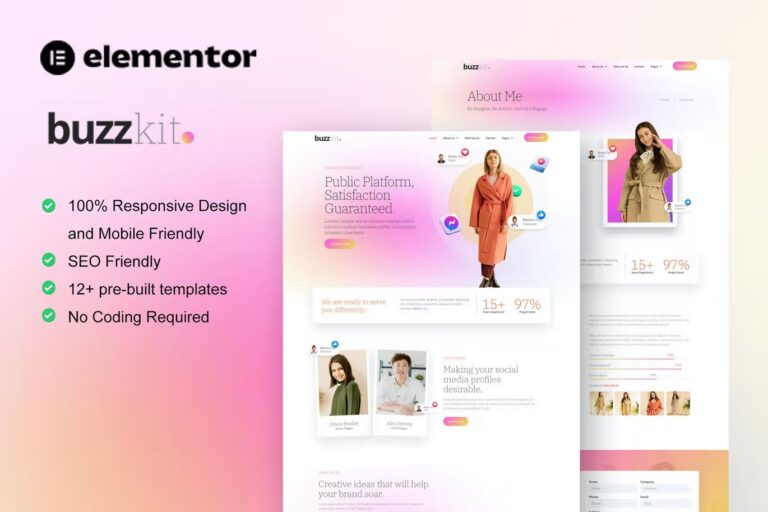 Buzzkit - Template kit for influencer