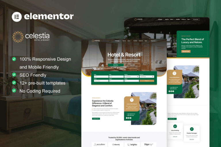 Celestia - Template kit for Hotel & Resort