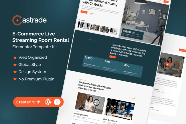 Castrade E-Commerce Live Streaming Room Rental