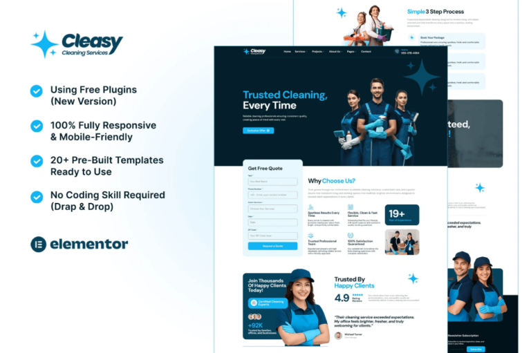 Cleasy - Cleaning Service