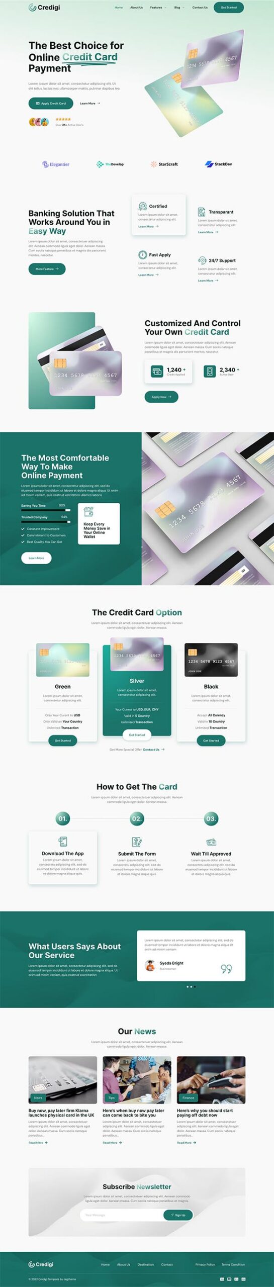 Credigi – Digital Bank & Credit Card