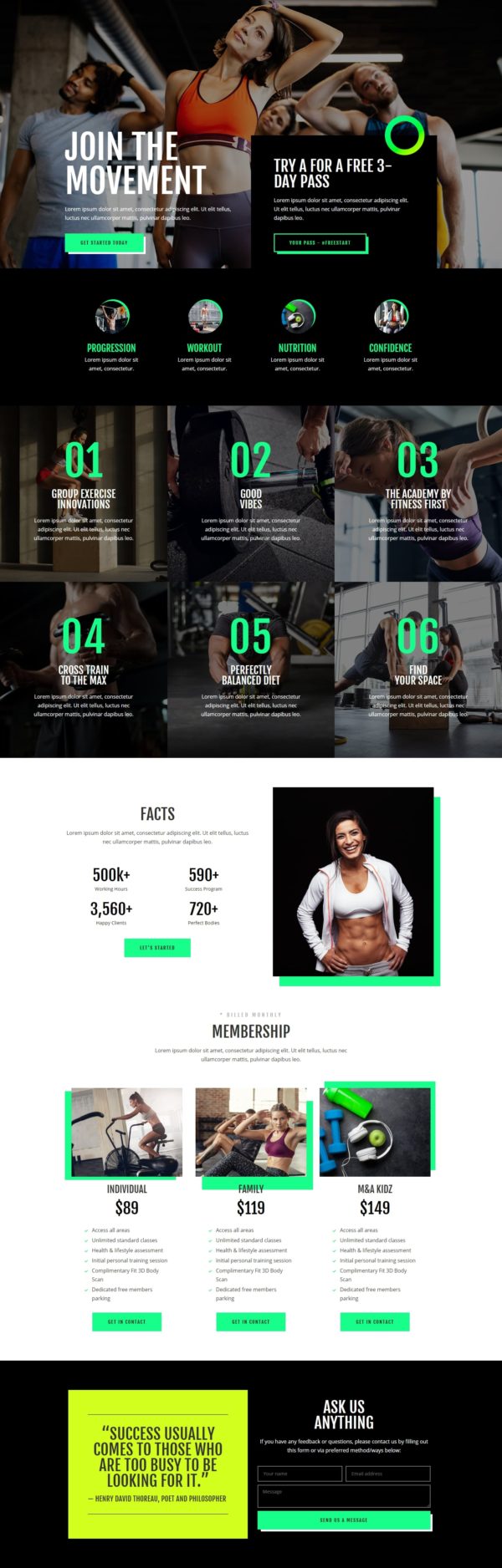 CrossGym Elementor Template Kit