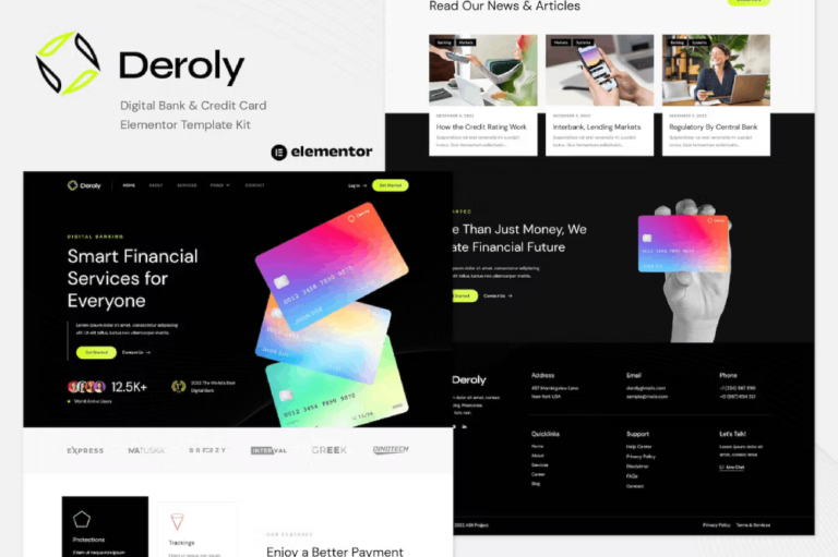 Deroly - Digital Bank & Credit Card