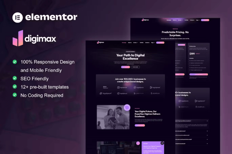 DigiMax - Template kit for Digital Agency