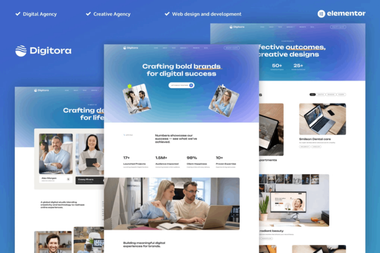 Digitora - Digital Agency Elementor Pro