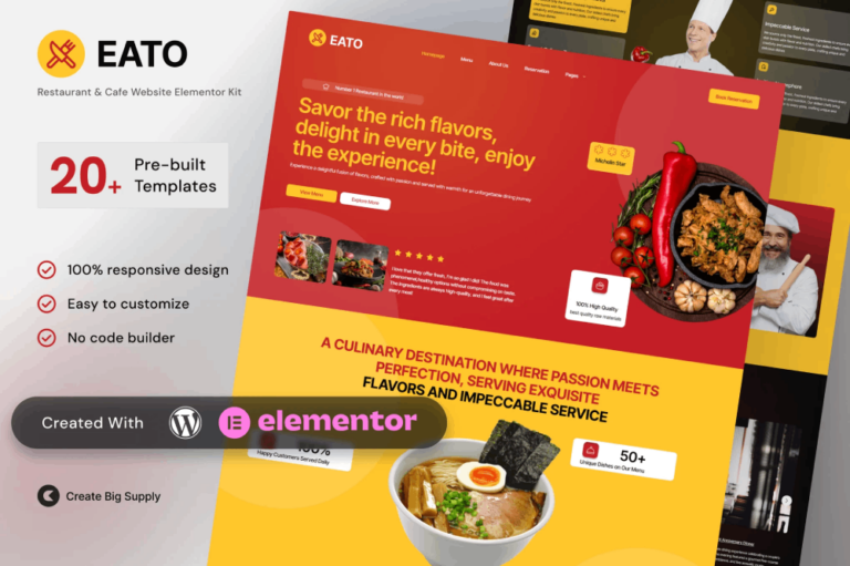Eato - Restaurant & Cafe Dining Kit
