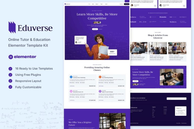 Eduverse - Online Tutor & Education
