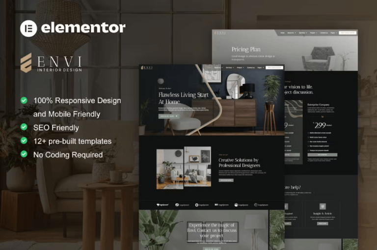 Envi - Template kit for Interior Design